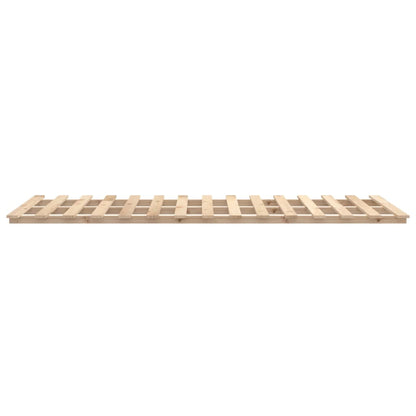 Bed Frame without Mattress 100x200 cm Solid Wood Pine