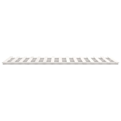 Bed Frame without Mattress White 140x200 cm Solid Wood Pine