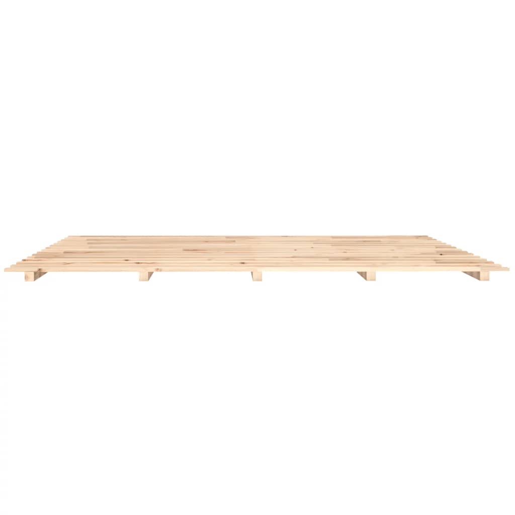 Bed Frame without Mattress 180x200 cm Super King Solid Wood Pine