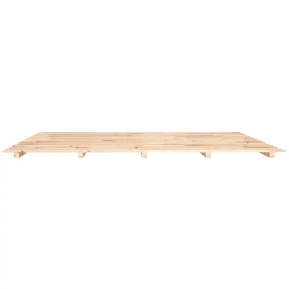 Bed Frame without Mattress 180x200 cm Super King Solid Wood Pine