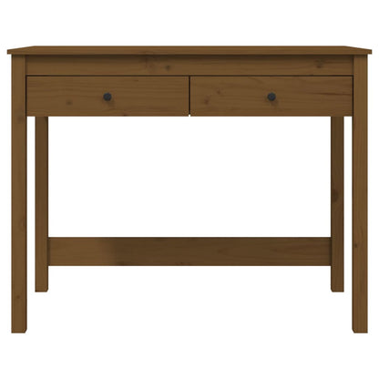 Desk with Drawers Honey Brown 100x50x78 cm Solid Wood Pine