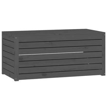 Garden Box Grey 101x50.5x46.5 cm Solid Wood Pine