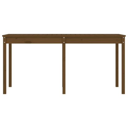 Garden Table Honey Brown 159.5x82.5x76 cm Solid Wood Pine