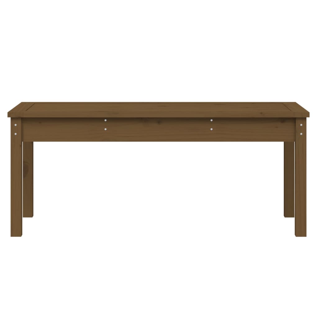 Garden Bench Honey Brown 109x44x45 cm Solid Wood Pine