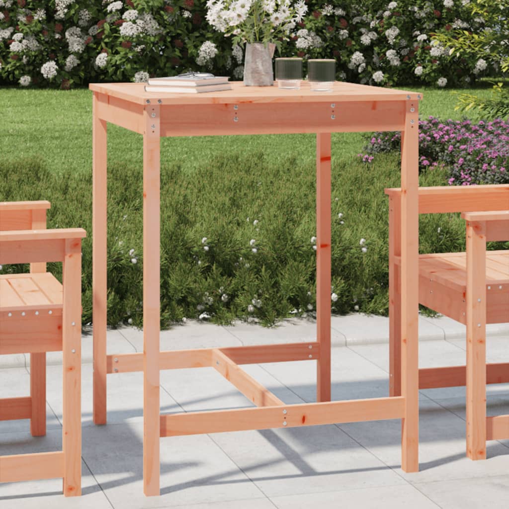 Garden Table 82.5x82.5x110 cm Solid Wood Douglas