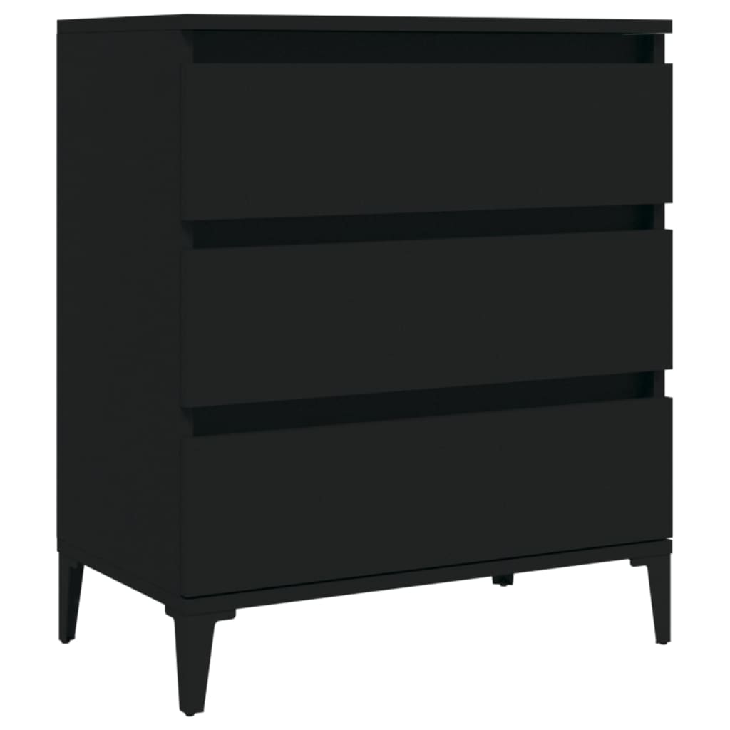 Sideboard Black 60x35x70 cm Engineered Wood