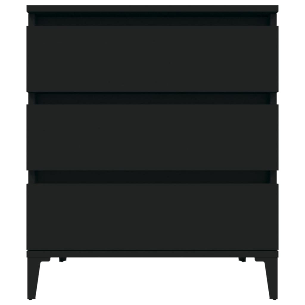 Sideboard Black 60x35x70 cm Engineered Wood