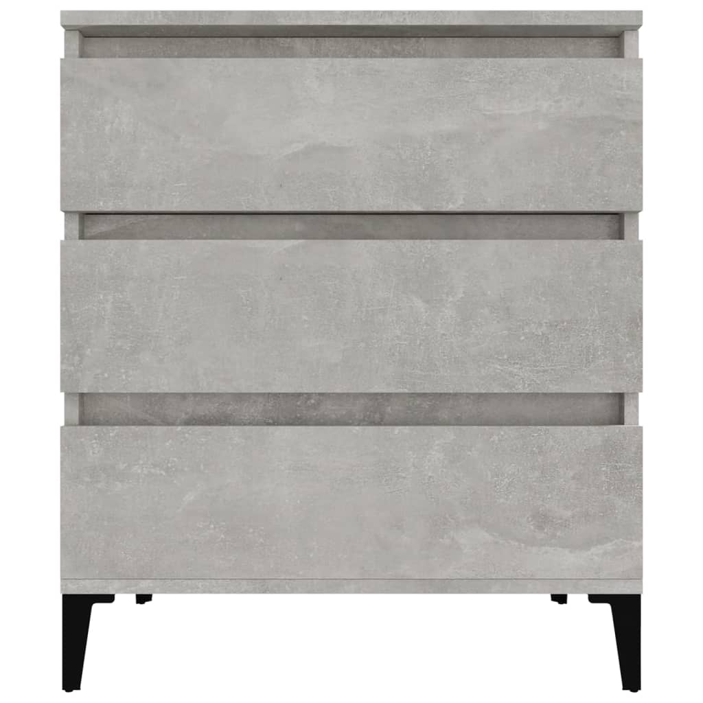 Sideboard Concrete Grey 60x35x70 cm Engineered Wood