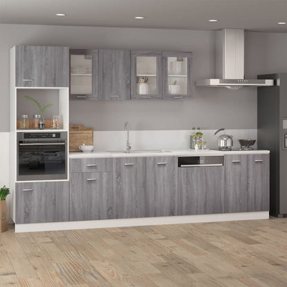 Hanging Cabinet Grey Sonoma 39.5x31x60 cm Engineered Wood