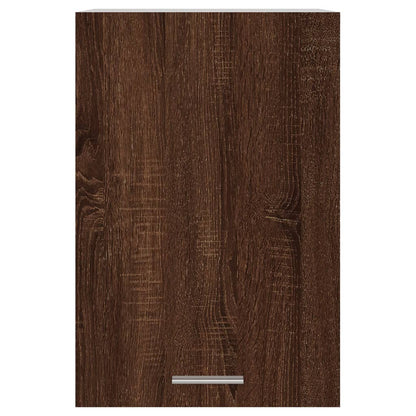 Hanging Cabinet Brown Oak 39.5x31x60 cm Engineered Wood