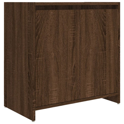 Bathroom Cabinet Brown Oak 60x33x61 cm Engineered Wood