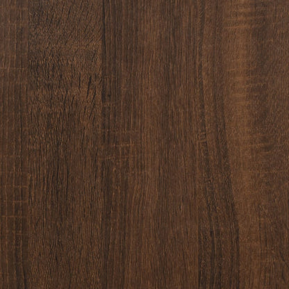Hanging TV Cabinet Brown Oak 100x30x26.5 cm Engineered Wood