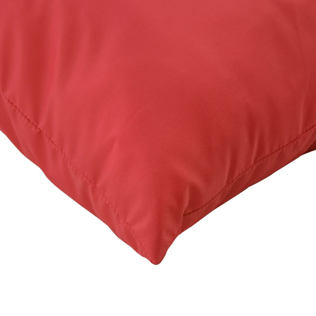 Pallet Cushions 3 pcs Red Fabric