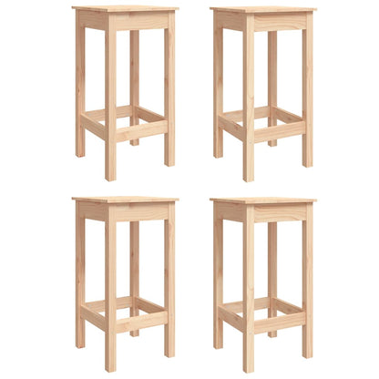 5 Piece Garden Bar Set Solid Wood Pine