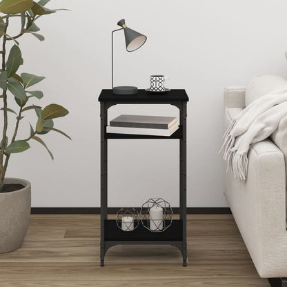 Side Table Black 40x30x75 cm Engineered Wood