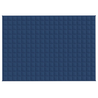 Weighted Blanket Blue 140x200 cm Single 10 kg Fabric