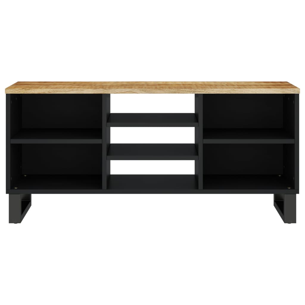 TV Cabinet 100x33x46 cm Solid Wood Mango&Engineered Wood