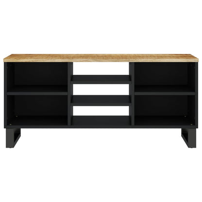 TV Cabinet 100x33x46 cm Solid Wood Mango&Engineered Wood