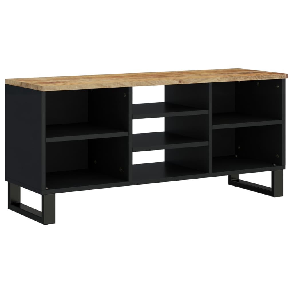 TV Cabinet 100x33x46 cm Solid Wood Mango&Engineered Wood