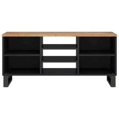 TV Cabinet 100x33x46 cm Solid Wood Acacia&Engineered Wood