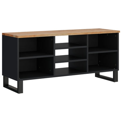 TV Cabinet 100x33x46 cm Solid Wood Acacia&Engineered Wood