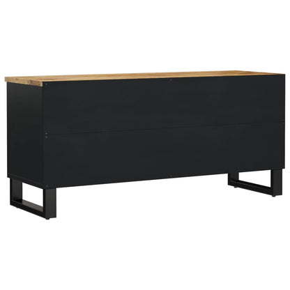 TV Cabinet 100x33x46 cm Solid Wood Mango&Engineered Wood