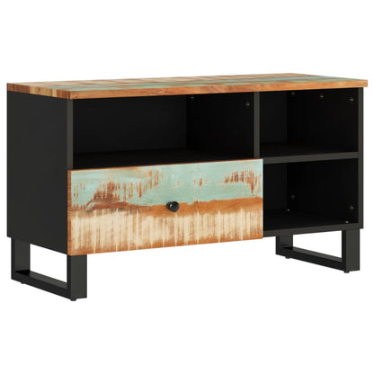 TV Cabinet 80x33x46 cm Solid Wood Reclaimed and Engineered Wood