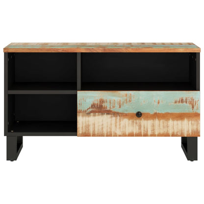 TV Cabinet 80x33x46 cm Solid Wood Reclaimed and Engineered Wood