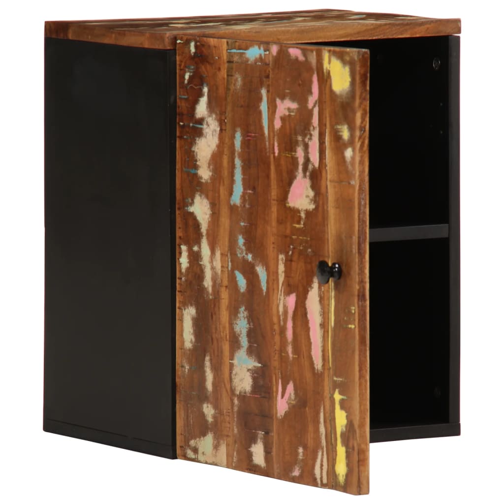 Bathroom Wall Cabinet 38x33x48 cm Solid Wood Reclaimed