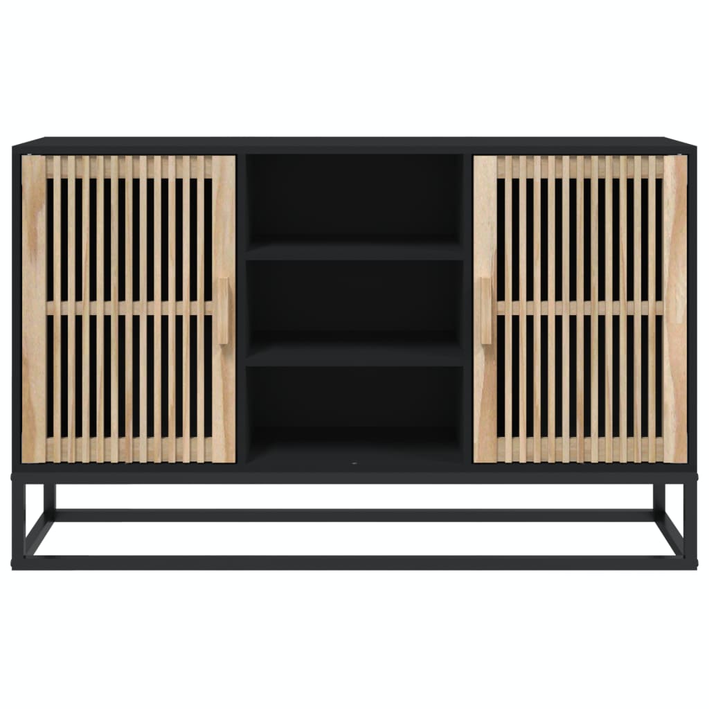 Sideboard Black 105x30x65 cm Engineered Wood