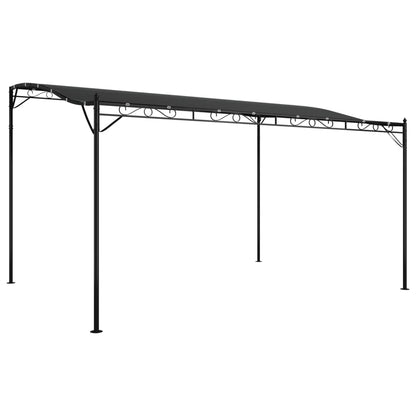 Canopy Anthracite 4x3 m 180 g/m² Fabric and Steel