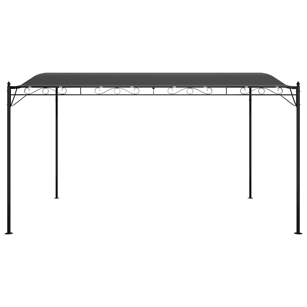 Canopy Anthracite 4x3 m 180 g/m² Fabric and Steel