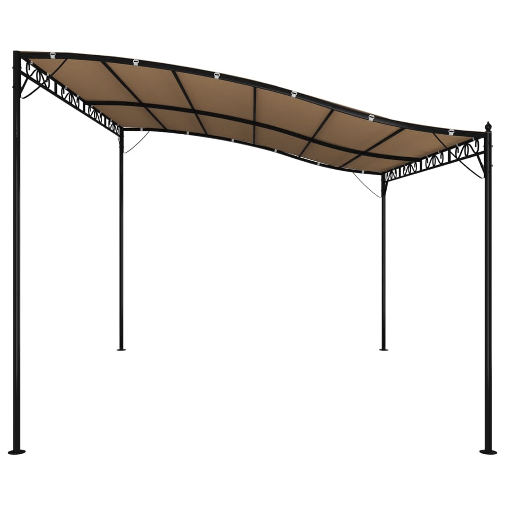 Canopy Taupe 4x3 m 180 g/m² Fabric and Steel