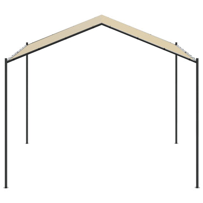 Canopy Tent Beige 4x4 m Steel and Fabric