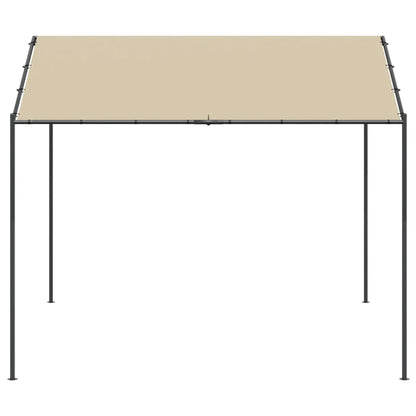 Canopy Tent Beige 4x4 m Steel and Fabric