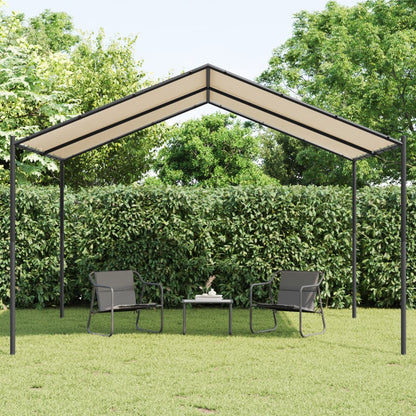 Canopy Tent Beige 4x4 m Steel and Fabric