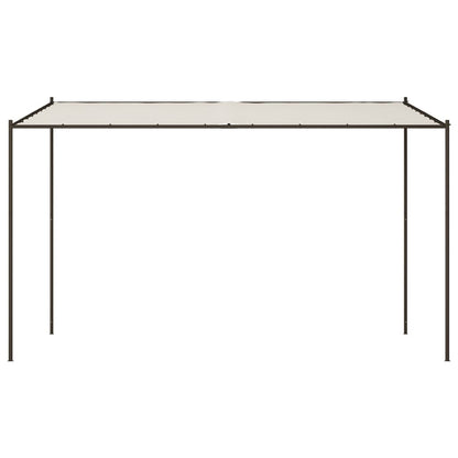 Gazebo White 4x4 m 180 g/m² Fabric and Steel