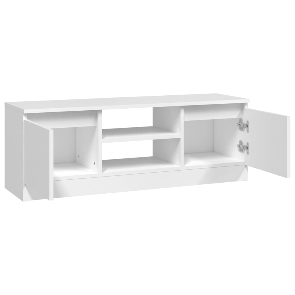 TV Cabinet with Door White 102x30x36 cm