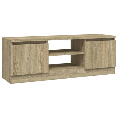 TV Cabinet with Door Sonoma Oak 102x30x36 cm