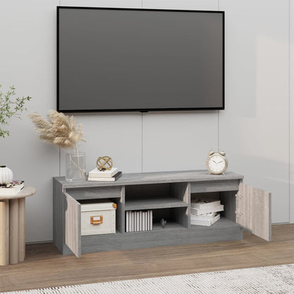 TV Cabinet with Door Grey Sonoma 102x30x36 cm