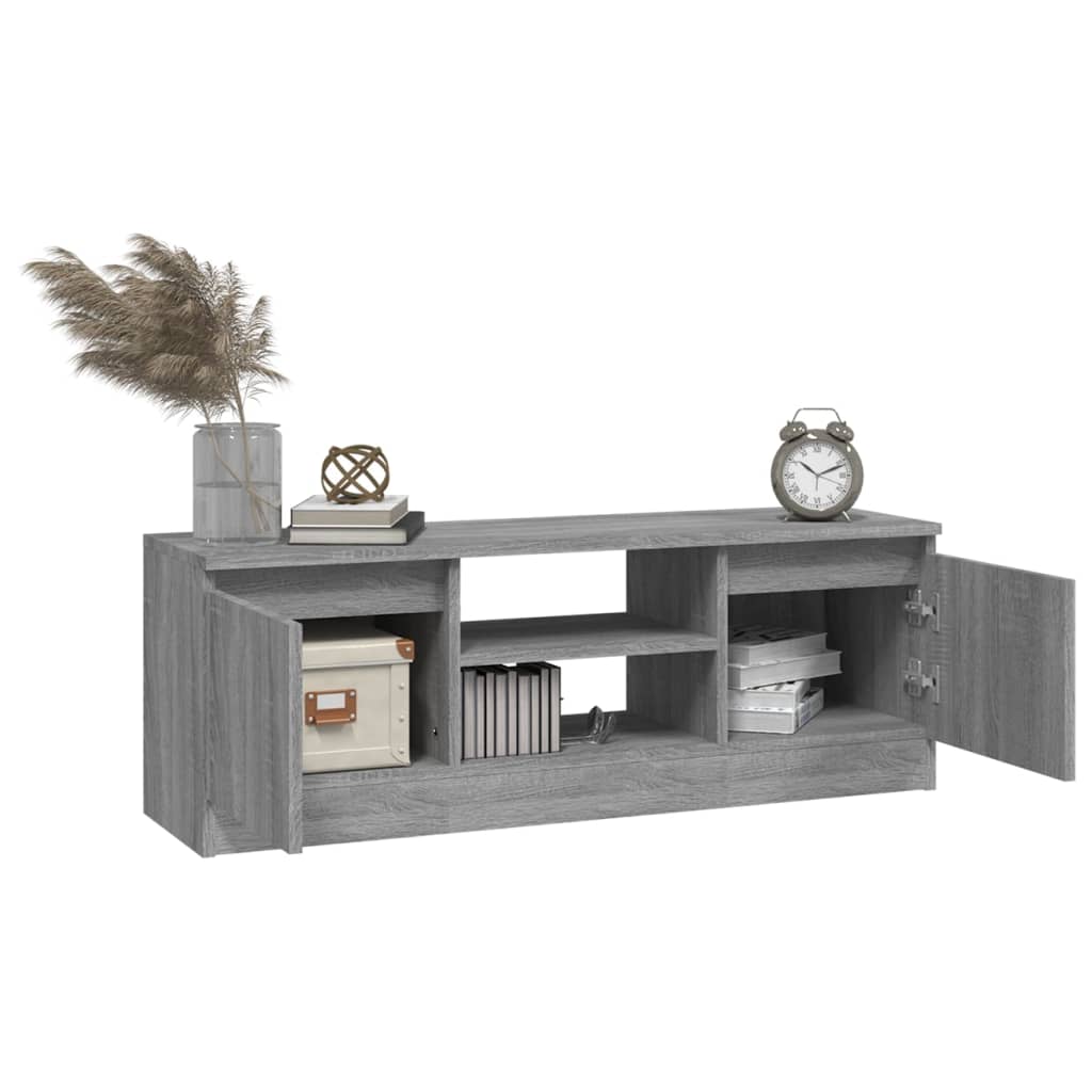 TV Cabinet with Door Grey Sonoma 102x30x36 cm