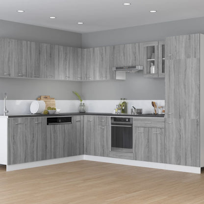 Hanging Cabinet Grey Sonoma 29.5x31x60 cm Engineered Wood