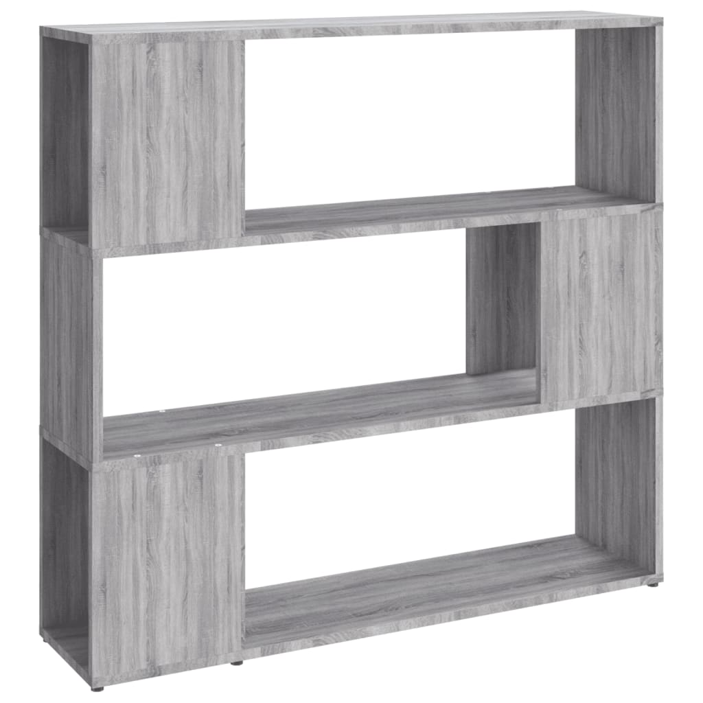 Book Cabinet/Room Divider Grey Sonoma 100x24x94 cm