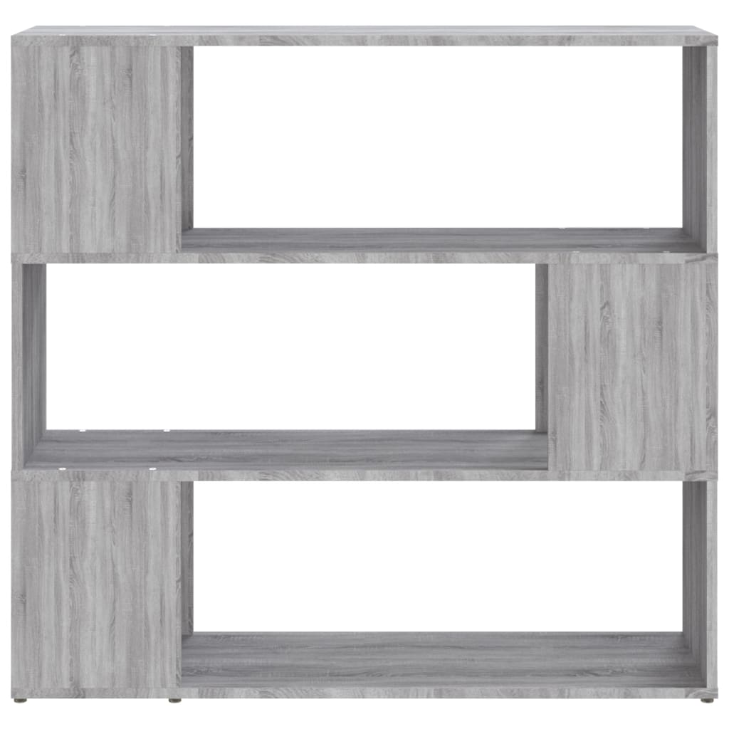 Book Cabinet/Room Divider Grey Sonoma 100x24x94 cm