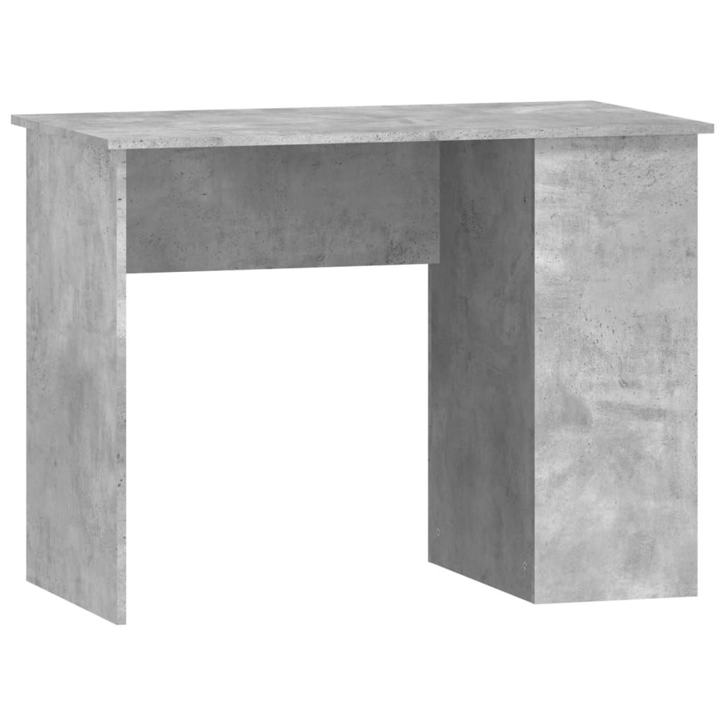 Desk Concrete Grey 100x55x75 Engineered Wood