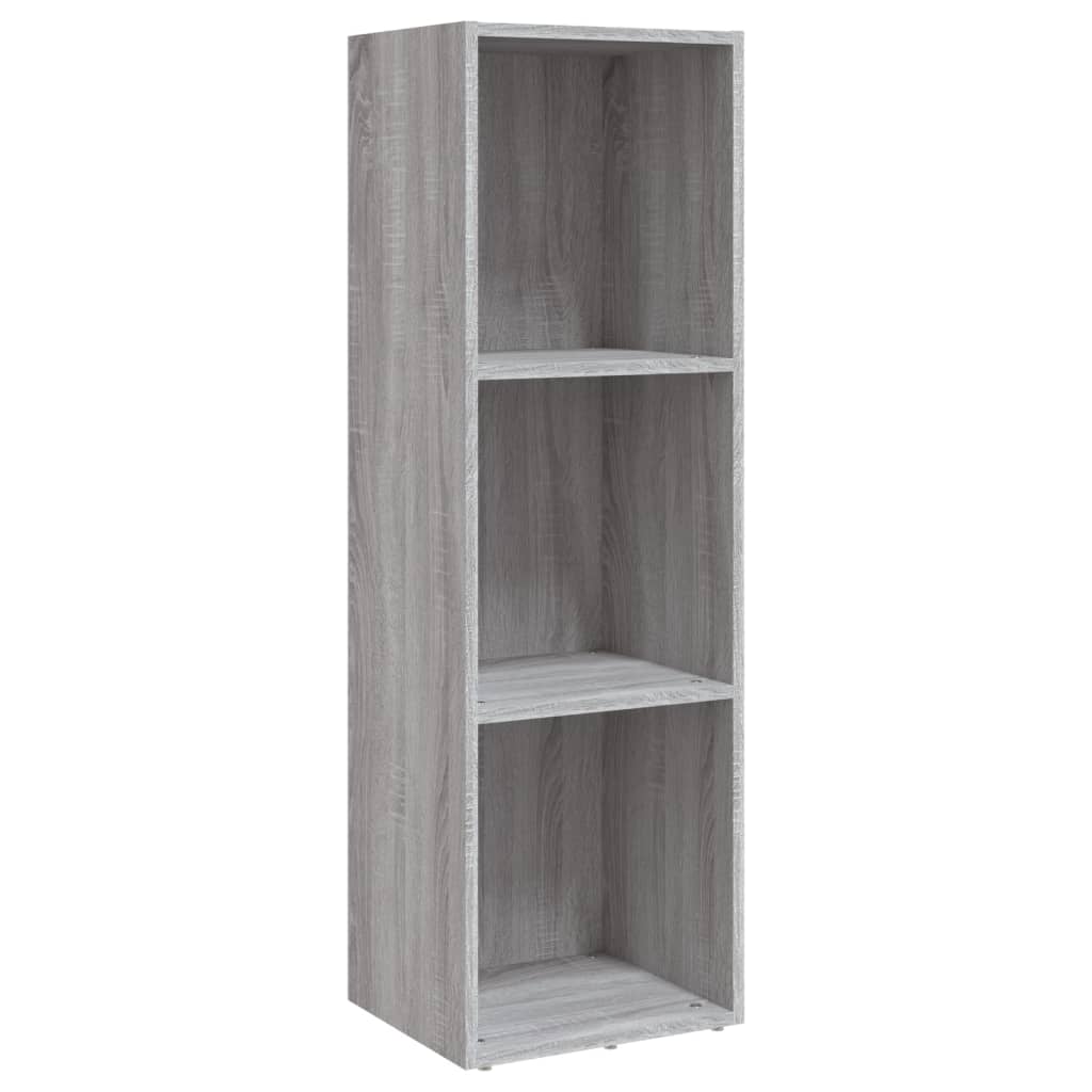 Book Cabinet/TV Cabinet Grey Sonoma 36x30x114 cm Engineered Wood