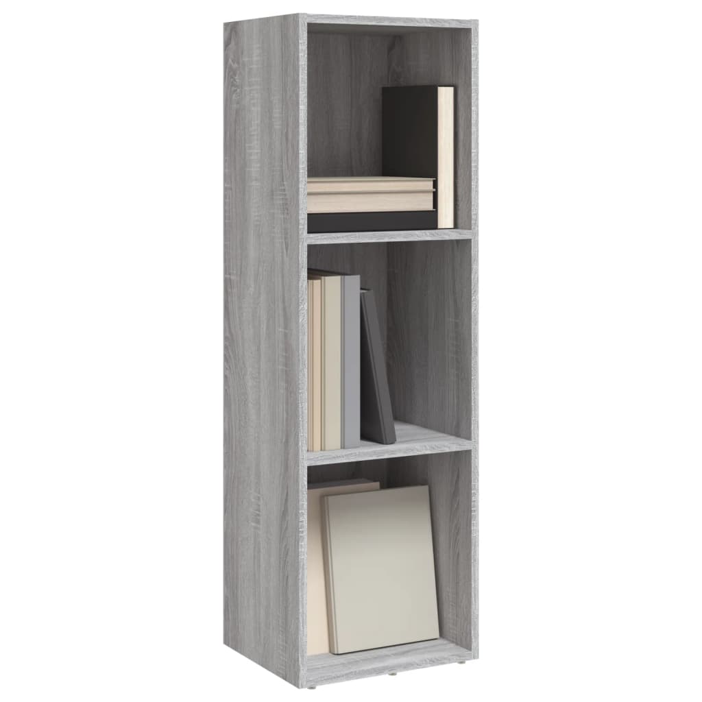 Book Cabinet/TV Cabinet Grey Sonoma 36x30x114 cm Engineered Wood