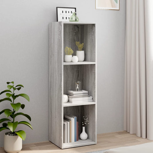 Book Cabinet/TV Cabinet Grey Sonoma 36x30x114 cm Engineered Wood