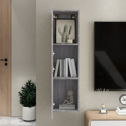 Wall-mounted TV Cabinet Grey Sonoma 30.5x30x110 cm