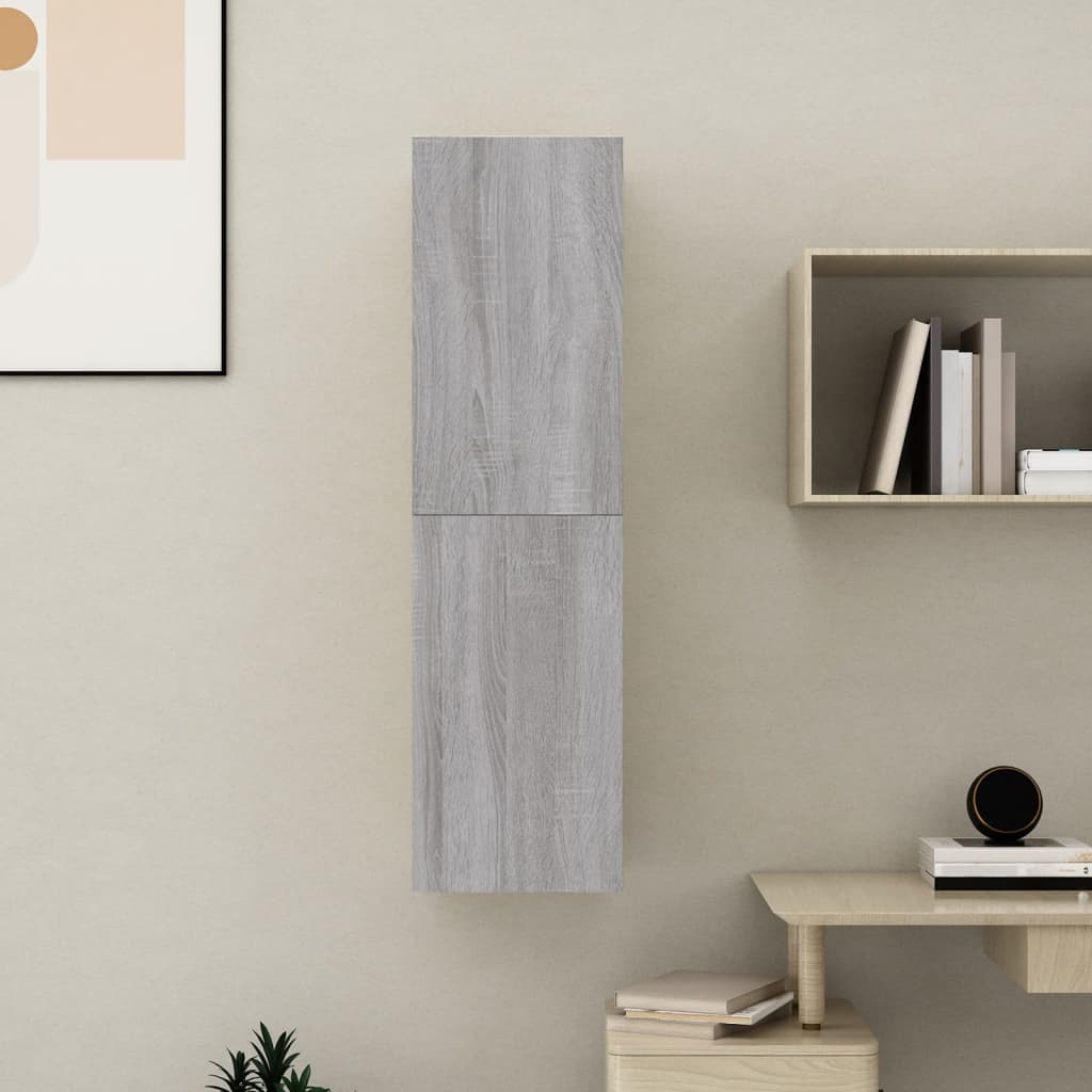 Wall-mounted TV Cabinet Grey Sonoma 30.5x30x110 cm